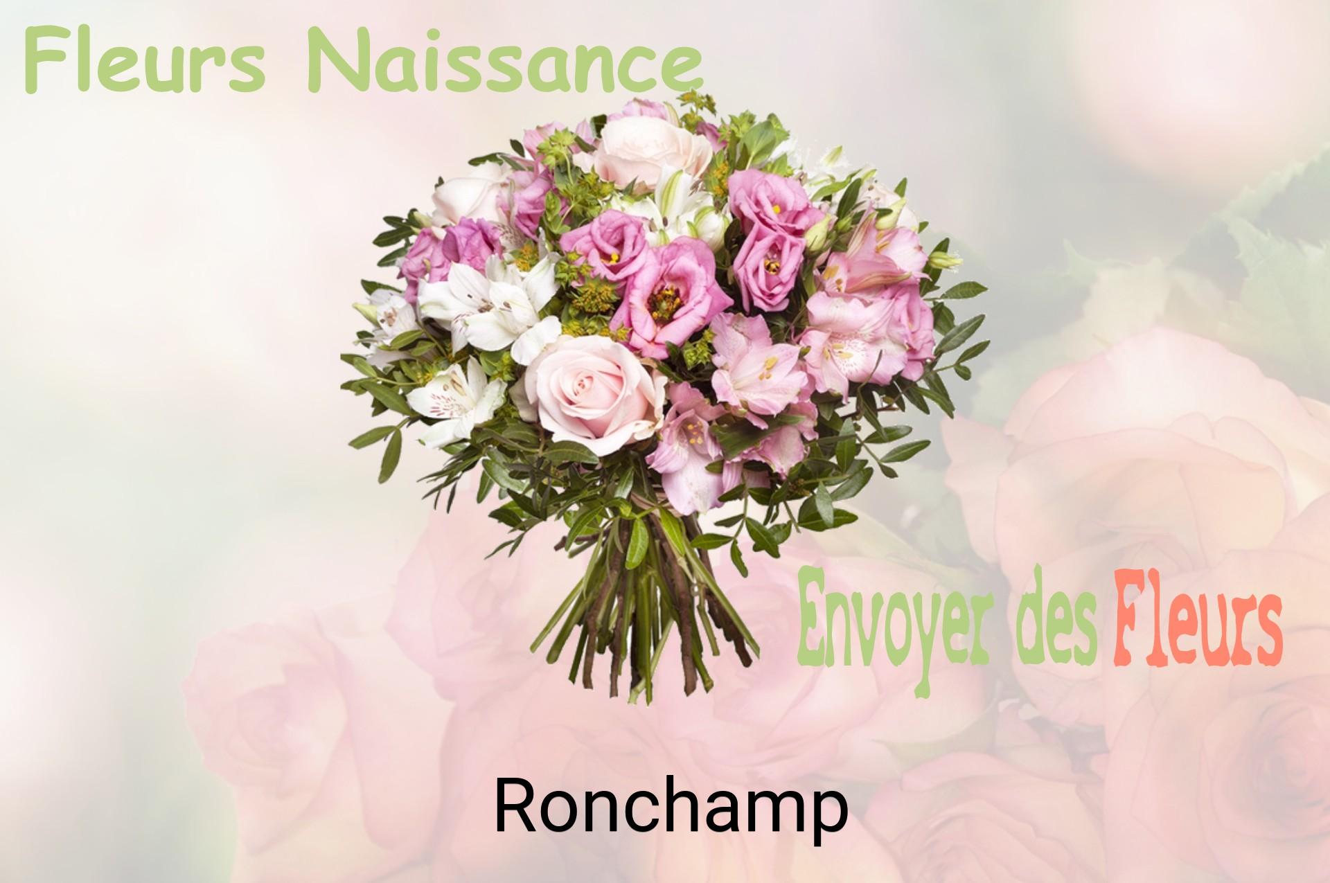 Bouquet de fleurs de naissance livré à Ronchamp